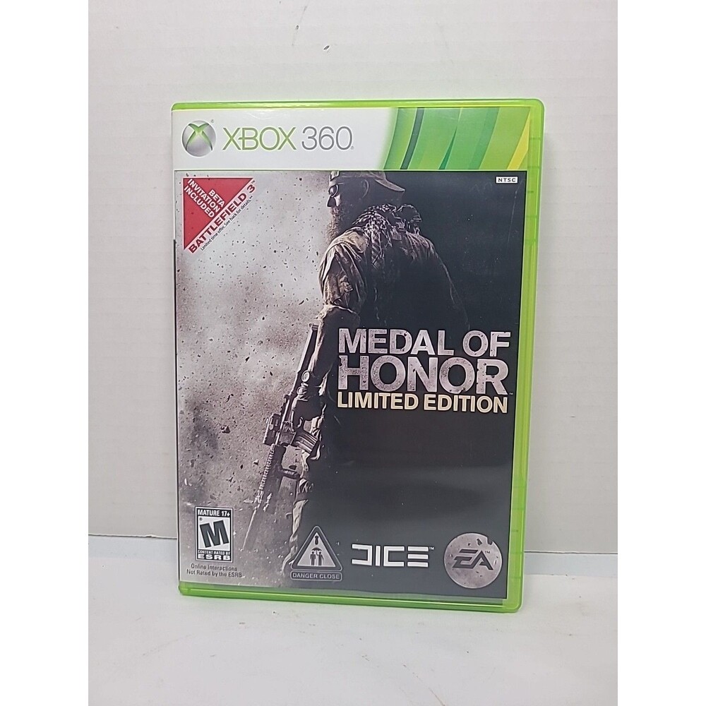 Medal of Honor Limited Edition (Xbox 360, 2010) Complete Tested Working